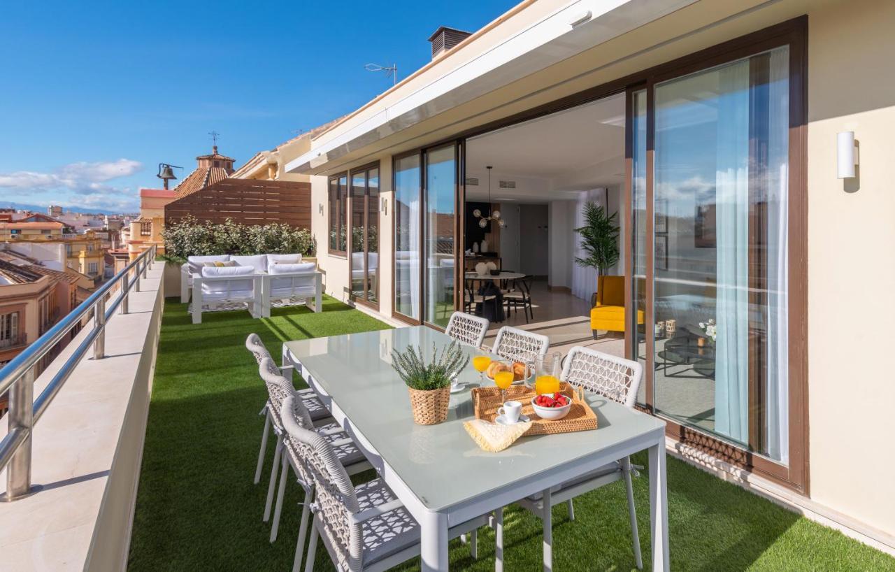 Exclusive Penthouse & Terrace By Ele Apartments Málaga Exteriör bild